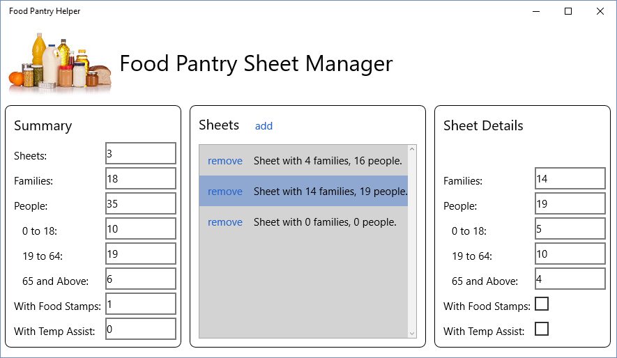 Food Pantry Helper screenshot